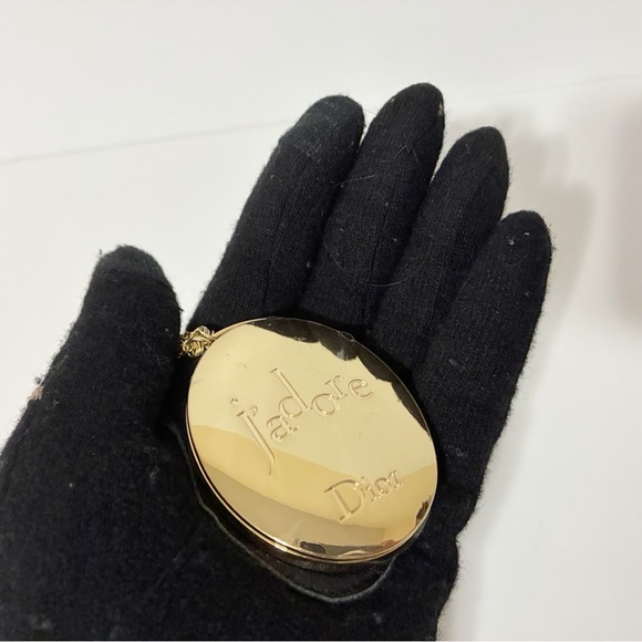 🌸New  Dior Parfums J'adore Pocket Mirror Gold  Metal - Picture 3 of 4